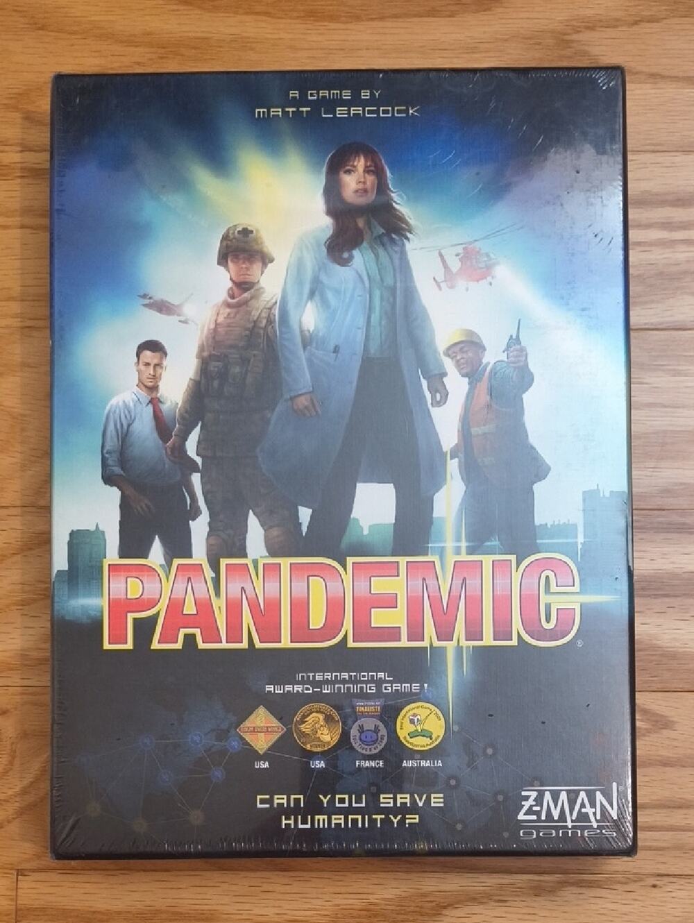 Z-Man Pandemic Board Game Ages 8+ NWT